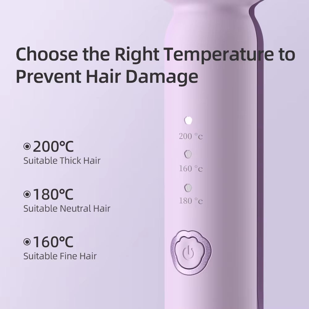 Hair Curling Iron 36Mm Deep Wave Hair Curler 4 Temperature Adjustable Fast Heating Crimping Iron Styler Wand for All Hair Style