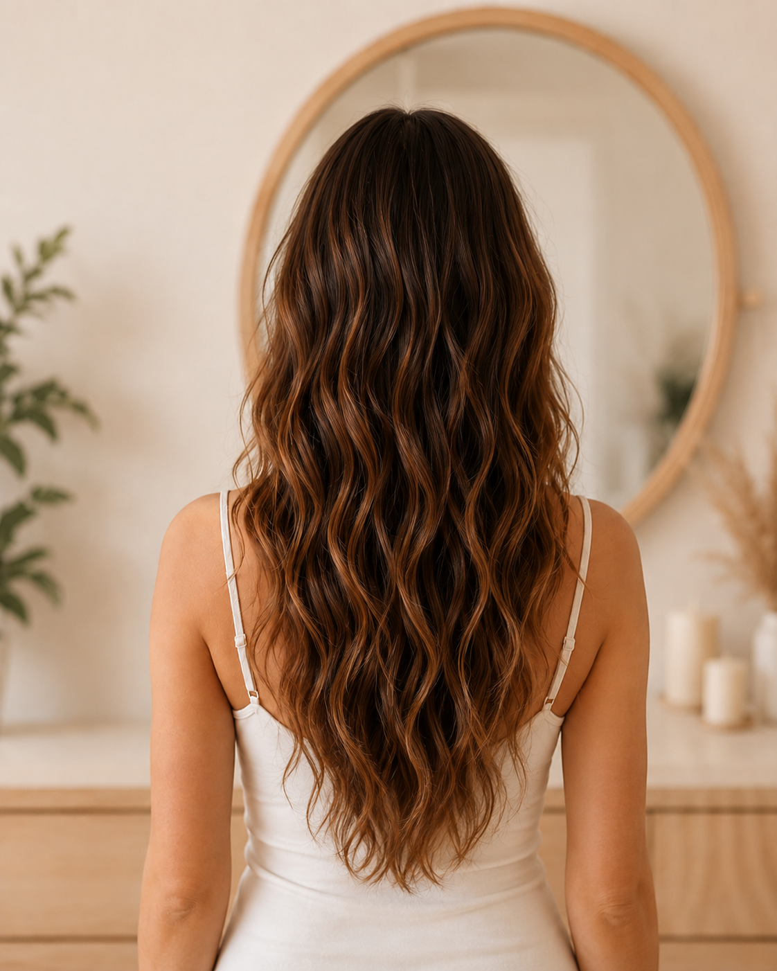 Cheveux après l’utilisation du Waver LAUBE